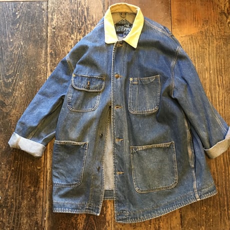 [USED] DENIM ロング カバーオール