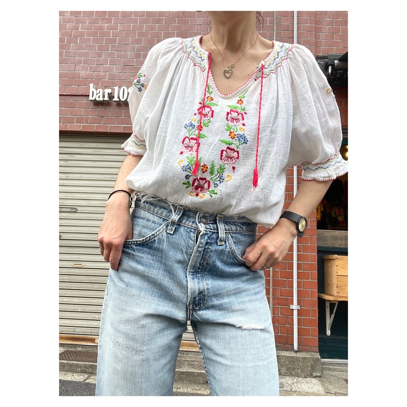 センシスタジオ　フォークロア刺繍チュニック センシスタジオ フォークロア刺繍チュニック 【公式通販】