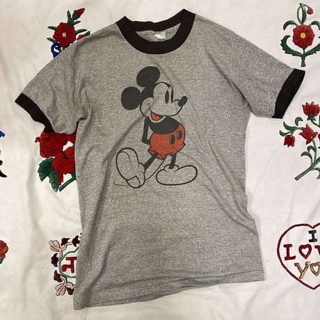 [USED] Mickey リンガー Tee🐭🖤