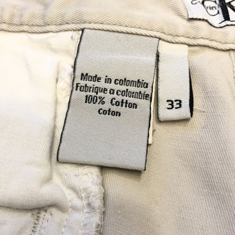 [USED] Calvin klein 2タックチノ