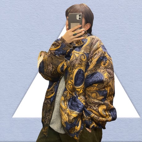[USED] SILK 100% パフJacket