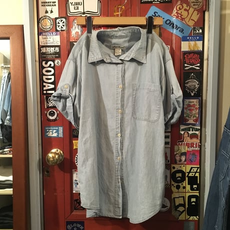 [USED] EddieBauer デニム半袖シャツ