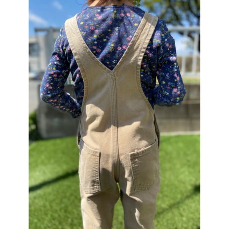 [USED] -KIDS- carhartt over all  BEIGE