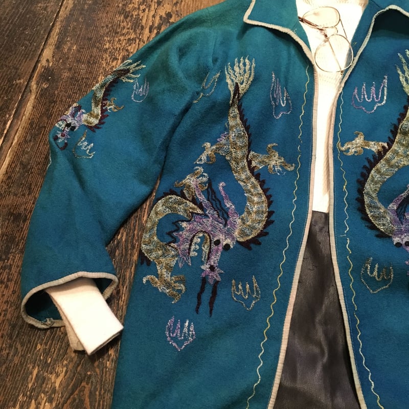 USED] Vintageドラゴン刺繍 JKT | garden730