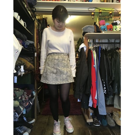 [USED] パイソン柄miniスカート