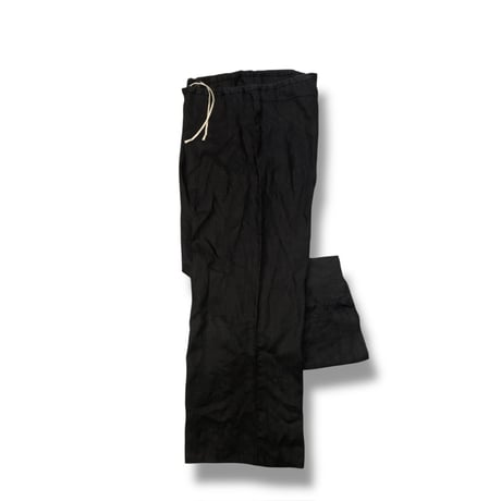 [USED] willi smith BLACK LINEN PANTS