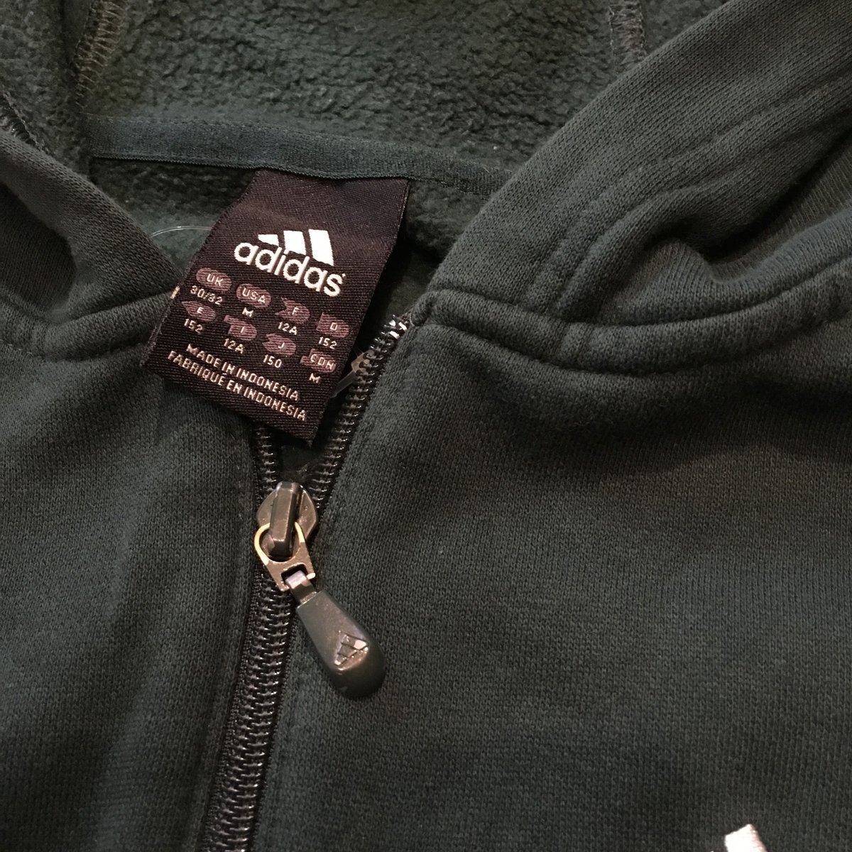 adidas ヴィンテージ ジップアップパーカー USED] adidasジップパーカー | garden730