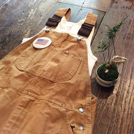 [USED] Field & Forest ダック地 オーバーオール