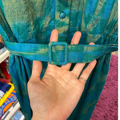 [USED] Greenノースリーブワンピース