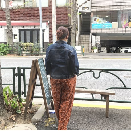 [USED]  ストレンジ柄 レーヨンPANTS
