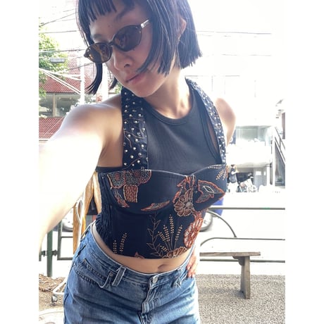 [USED]vintage ビーズコルセット♡