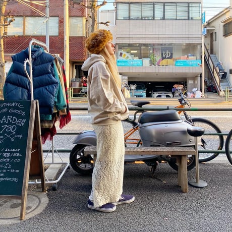 [USED] ニット編み総レーススカート