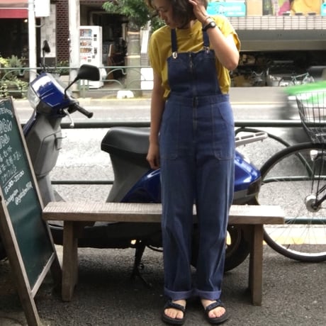 [USED]  vintage  EURO フロントチャックオーバーオール