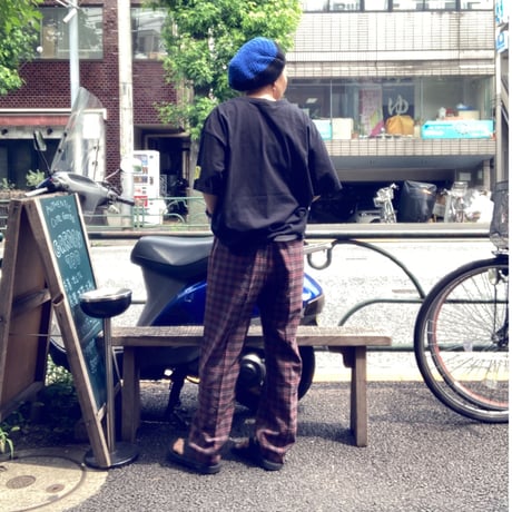 [USED] ITALY SUMMER チェック パンツ