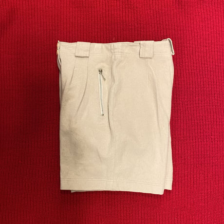 [USED] BEIGE WOOL SHORTS♡