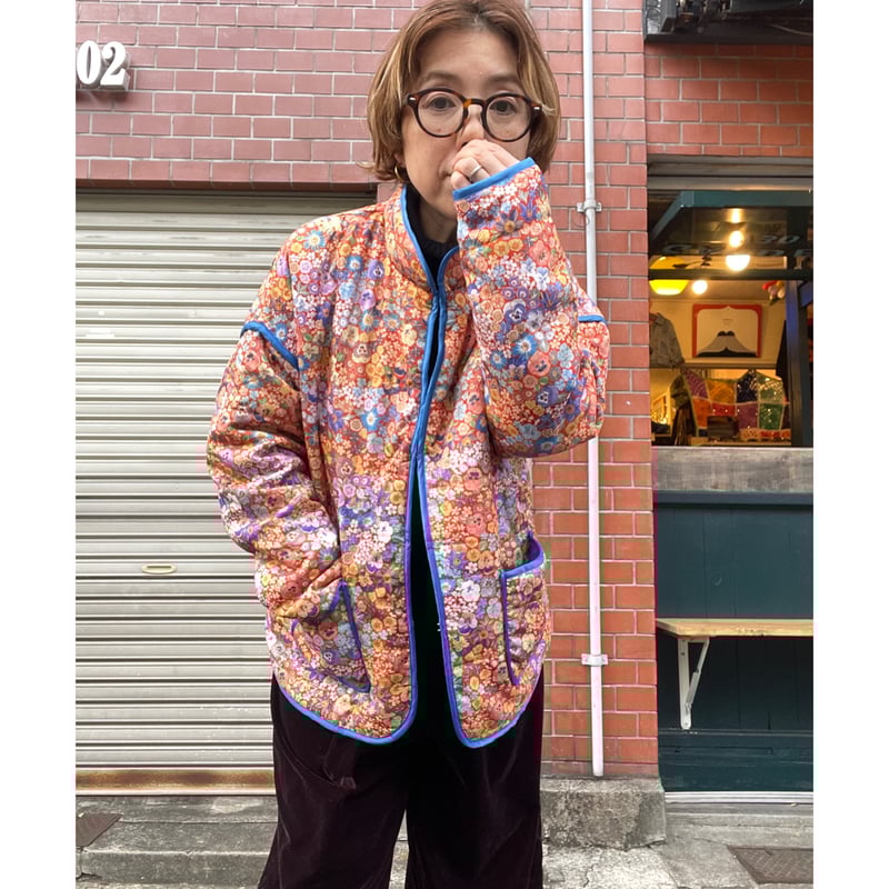 USED] 花柄 🩷キルティングCHINA チャイナJKT | garden730