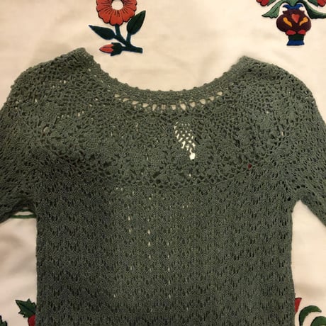 [USED] 鍵編みTOPS( jean.B like♡)