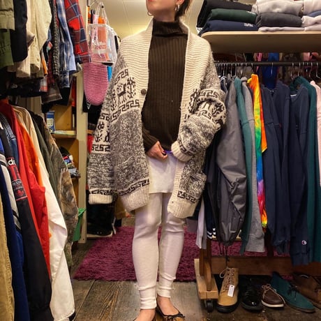 [USED] BIG BIG SIZE❤️ カウチンカーディガン