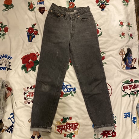 [USED]  OLD Levi's 17501 High-Waist(BLK)