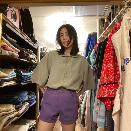 [USED]cotton PURPLE ショーツ💜