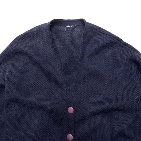 [USED] シンプル NAVY ニットカーディガン