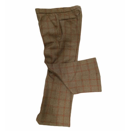 [USED] 千鳥柄 フレアPANTS