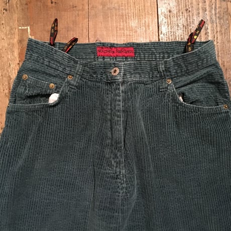 [USED] 太うね コーデュロイ PANTS グリーン