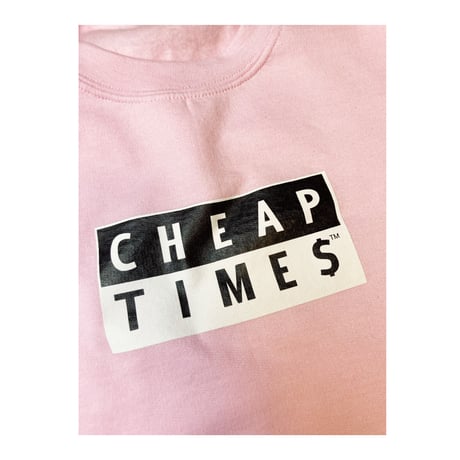 [CHEAP TIME$] "YING YANG" CREW SWEAT PINK