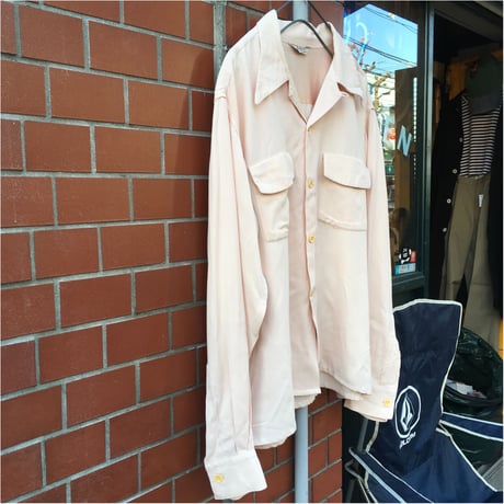 [USED] vintage  レーヨンシャツ