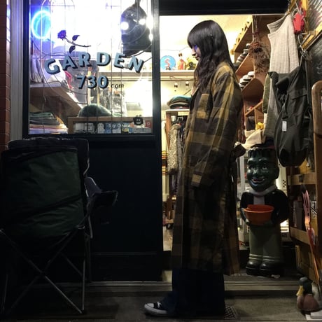 [USED] 60's~70's BRENT チェックガウン