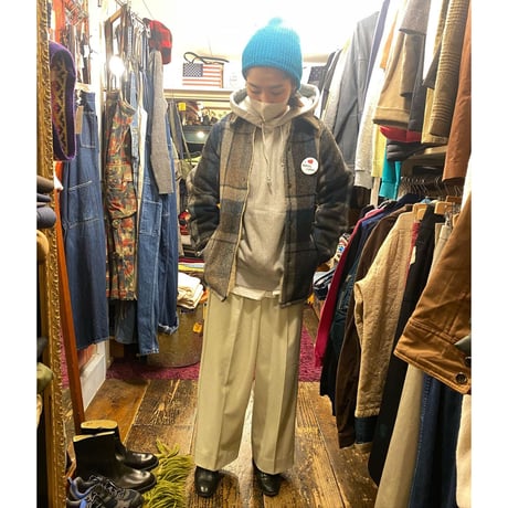 [USED] FRENCH vintage WOOL / 裏ボア コーチJKT