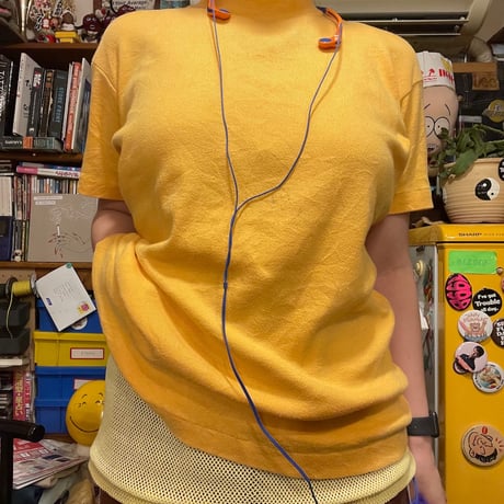 [USED]  Yellow モックネックTee  💛