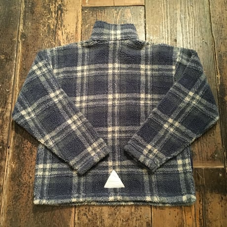 [USED] L.L.Bean 優しいチェック柄のフリース KIDS XL