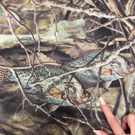 [USED] 水中お魚🐟CAMO POLY Tee