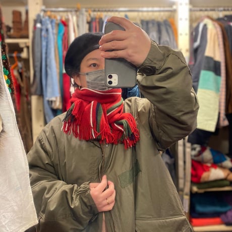 [USED]  ストライプ スクール  マフラー