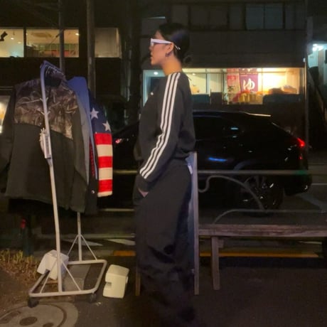 [USED] adidas 3line SWEAT L/S Tee