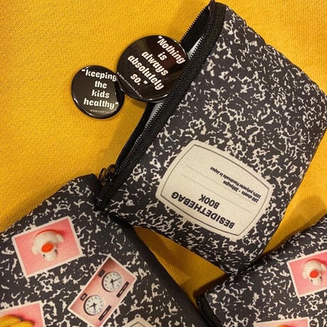 [BesideTheBag]  “he’s favorite note type pouch”