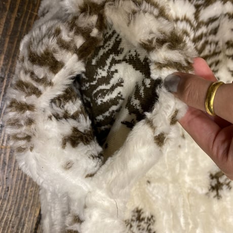 [USED]made in U.S.A. ❄️&🌲ファーzipベスト！