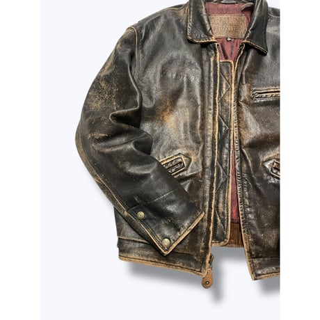 [USED] OLD "GUESS" Leather JKT