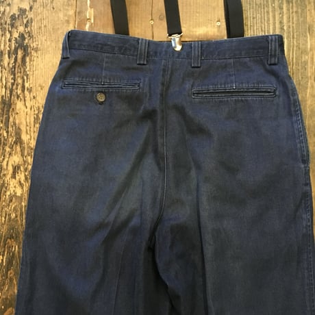 [USED] DENIM 2タック パンツ