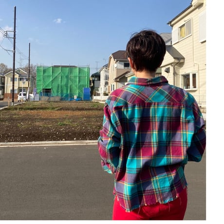 [USED] CUT OFF CUTEネルシャツ