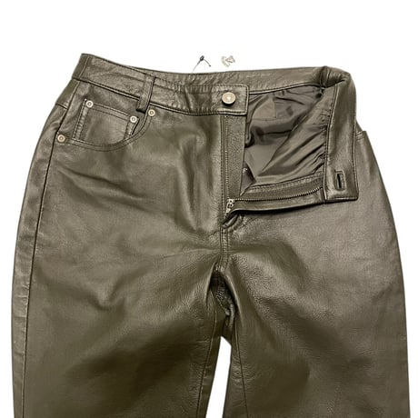 [USED] フレアのReal Leather PANTS