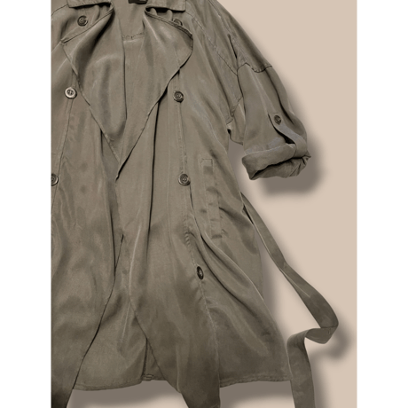 [USED] テロテロ トレンチ風 COAT