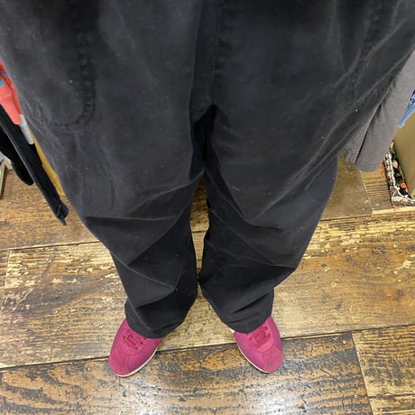 [USED] BLACKコットンのコックパンツ