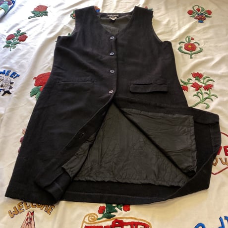 [USED] WOOL 前開きワンピース