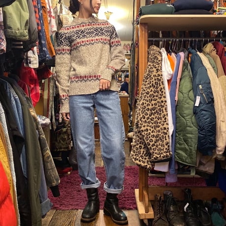 [USED] L.L.Bean ノルディック柄KNIT⛄️
