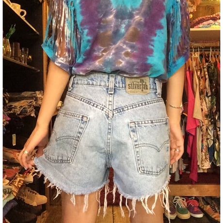 [USED] LevisDENIM cut off  Silver Tab