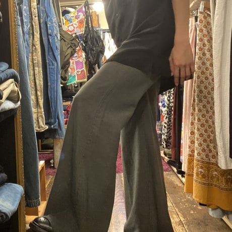 [USED] ワイド フレアパンツ