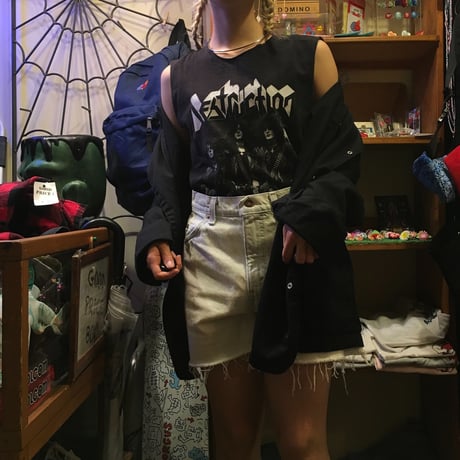 [USED] DESTRUCTION cutoff  sleeveless Tee