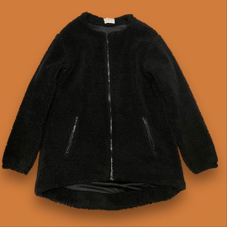 [USED] ノンカラーボアZIPコート